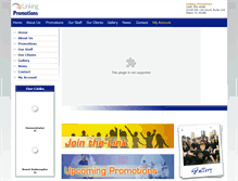 Tablet Screenshot of linkingpromotions.com